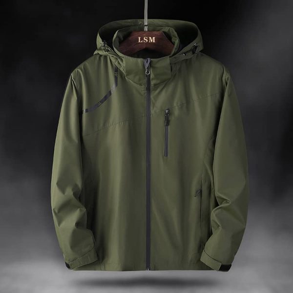 Men&Women Waterproof Softshell Jacket Hunting Camping Windbreaker Outdoor Coat Tactical Clothing Outwear s8 Black XS