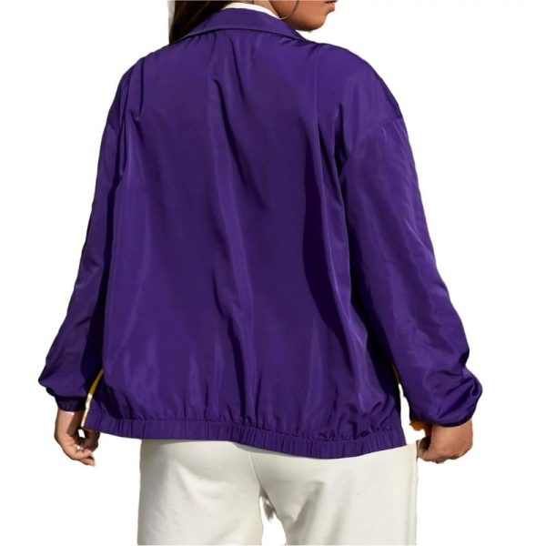80s & 90s Retro Windbreaker Jacket - Unisex Color Block Party Jacket