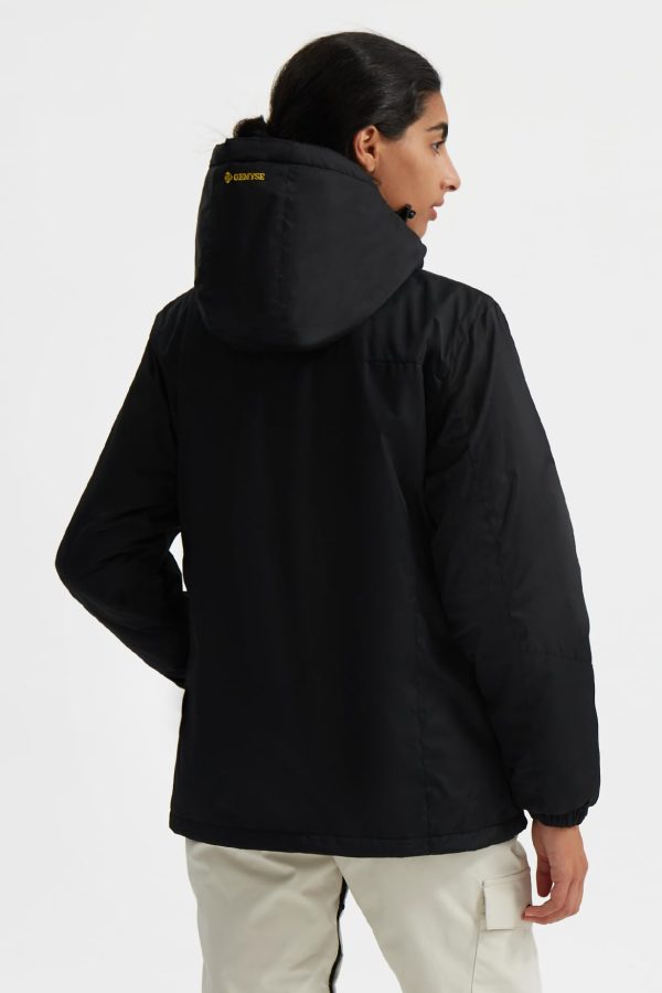 Women's Ski Snow Jacket Warm Winter Waterproof Coat Snowboard Rain Jacket Hooded Windproof Windbreaker