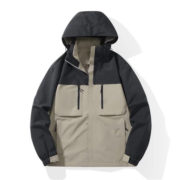 Men Women Lightweight Outdoor Raincoat Windproof Waterproof Outerwear Windbreaker Hood Jacket