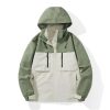 Men Women Lightweight Outdoor Raincoat Windproof Waterproof Outerwear Windbreaker Hood Jacket