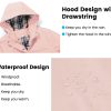 Rain Coat for Women Waterproof with Hood Lightweight Women's Rain Jacket Outdoor Trench Windbreaker Long Raincoats