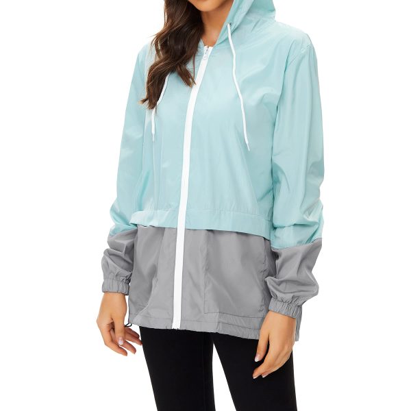 Lightweight Rain Jacket Women Raincoat for Women Packable Rain Coat Windbreaker Rain Jackets Waterproof with Hood