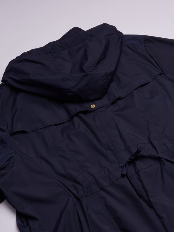 Women's Single Breasted Travel Packable Rain Jacket