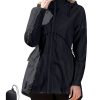 Rain Jacket Women Lightweight Waterproof Windbreaker Jacket Women Packable Raincoat with Pockets S-XXL
