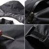 Men&Women Waterproof Softshell Jacket Hunting Camping Windbreaker Outdoor Coat Tactical Clothing Outwear s8 Black XS