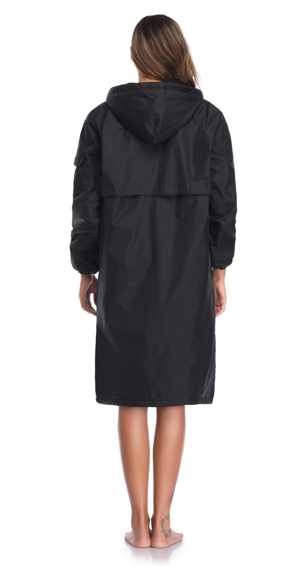 Unisex Swim Parka Water Resistant Warm Coat Water Sports Swim Parka for Adults & Kids