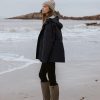 Hard Shell Rain Jacket with Hood for Women - Lightweight Outdoor Waterproof and Windbreaker Rain Coat