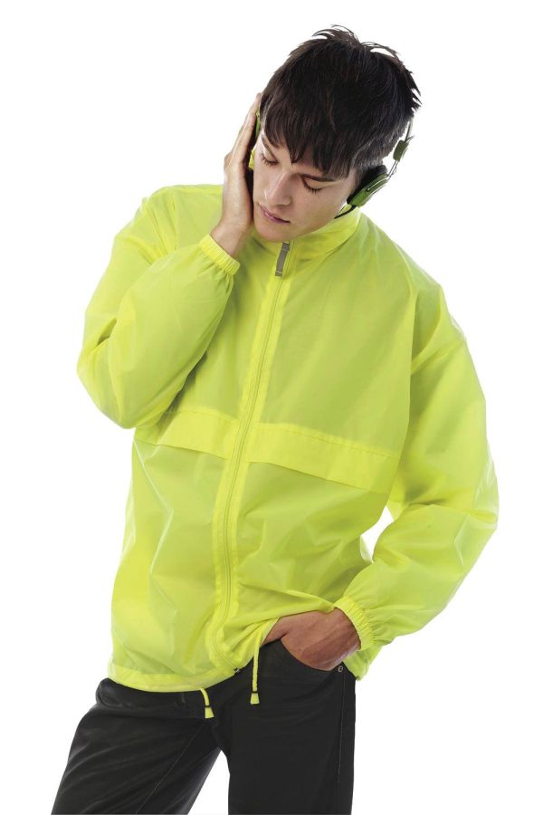 Foldaway Showerproof Windbreaker Jacket by B and C Collection