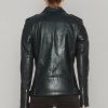 Womens Leather Jacket For Women Real Leather Jacket Soft Lambskin Biker Jacket Slim-Fit