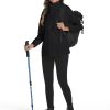 Rain Jacket Women with Hooded Lightweight Waterproof Raincoats Packable Zipper Pockets Windbreakers