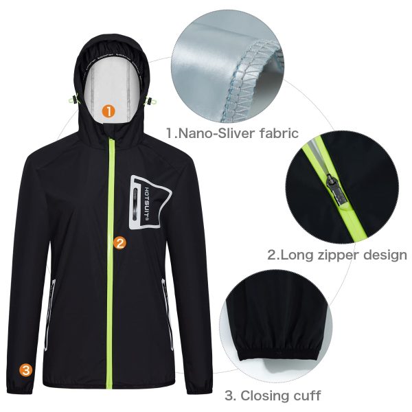 HOTSUIT Sauna Suit Women Durable Boxing Sweat Suits Gym Workout Exercise Sauna Jacket Pants