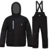 Rain Suits for Men Women Waterproof Rain Gear Jacket with Bib Pants Foul Weather Gear for Fishing Sailing