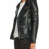 Womens Leather Jacket For Women Real Leather Jacket Soft Lambskin Biker Jacket Slim-Fit