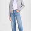 Women's Knit Bomber Jacket