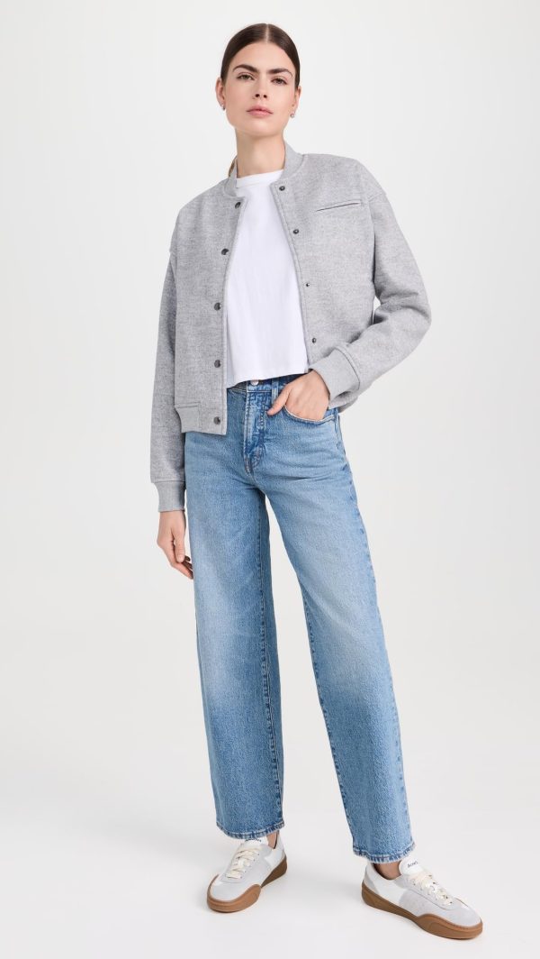 Women's Knit Bomber Jacket