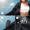 Women's Waterproof Long Rain Coats Packable Rain Jacket with Hood Trench Coats Windbreaker