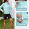 Rain Jacket Women Lightweight Waterproof Windbreaker Jacket Hooded Packable Rain Coats for Women with Pockets S-XXL