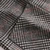 Women Winter Wool Plaid Coat Office England Style Cashmere Coat Three Quarter Windbreaker Jackets Coats