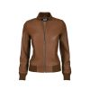 Classical Varsity Style Leather Jacket Women - Casual Fashion Windbreaker Moto Biker Genuine Leather Bomber Jacket Women