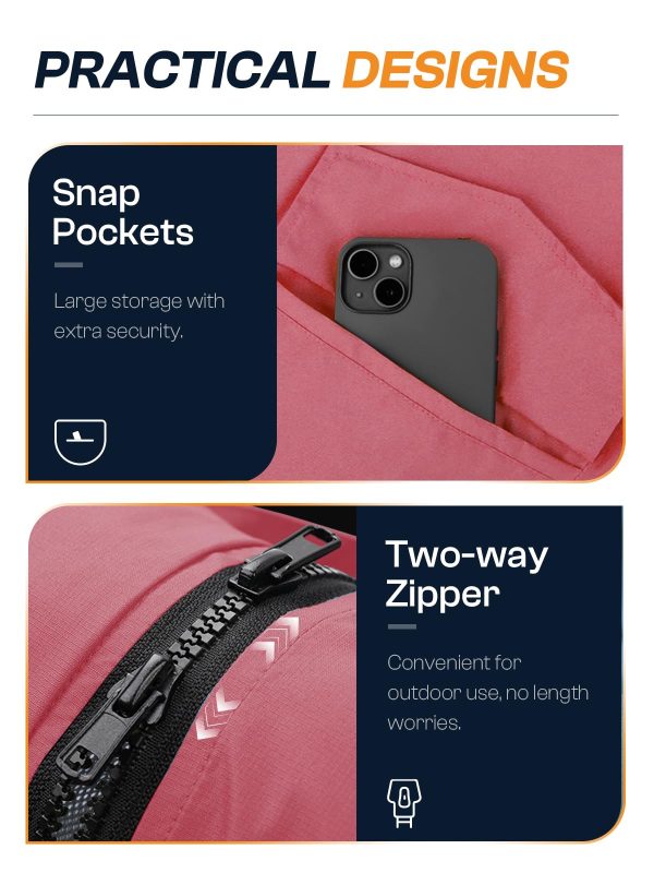 Women's Long Rain Jacket Waterproof Lightweight Hooded Raincoat Packable Knee Length Rain coat