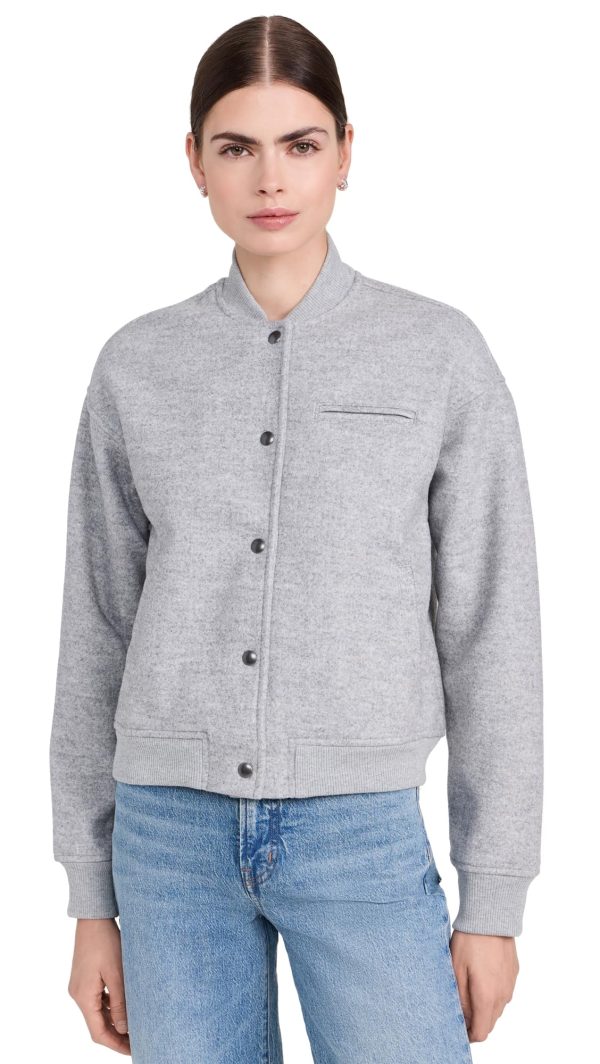 Women's Knit Bomber Jacket