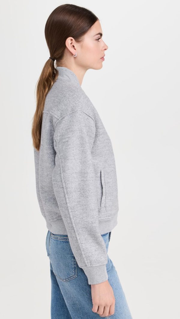 Women's Knit Bomber Jacket