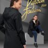 Women's Waterproof Long Rain Coats Packable Rain Jacket with Hood Trench Coats Windbreaker