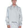 Fully Reflective Jacket, Water-Resistant 1/4 Zip Anorak - Rain Jackets for Men & Women, Lightweight Windbreaker