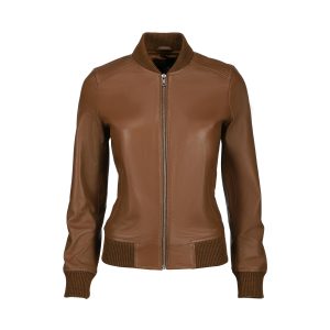 Classical Varsity Style Leather Jacket Women - Casual Fashion Windbreaker Moto Biker Genuine Leather Bomber Jacket Women