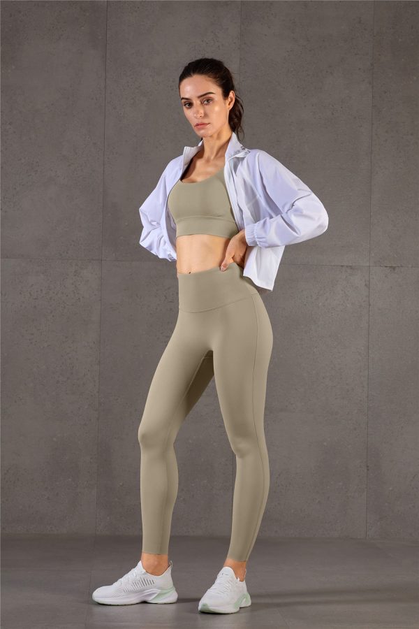Women's Athletic Running Yoga Gym Track Zip Up Cropped Jackets UPF 50+ Sun Protection Long Sleeve Workout Shirts