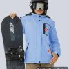 Women's Ski Jacket Waterproof Insulated Snow Jacket Warm Windproof Winter Coats with Hood Fleece Lined Jacket