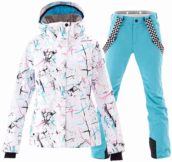 Women's Waterproof Ski Jacket Snowboard Mountain Coat Windproof Winter Warm Snow Rain Coat