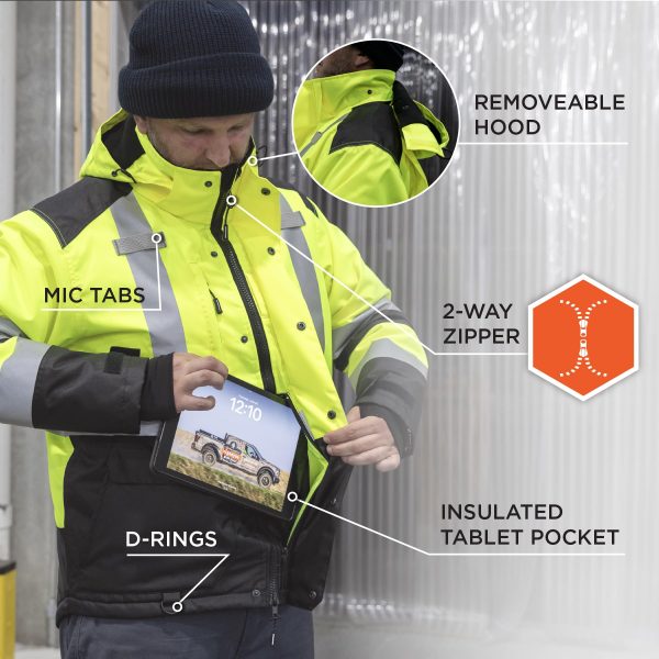Hi-vis Jacket-Heat Reflective Lining