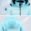 Women's Waterproof Ski Jacket Warm Snow Winter Coat Mountain Windproof Hooded Raincoat