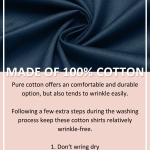 Womens Cotton Basic Button Down Shirt Slim Fit Dress Shirts