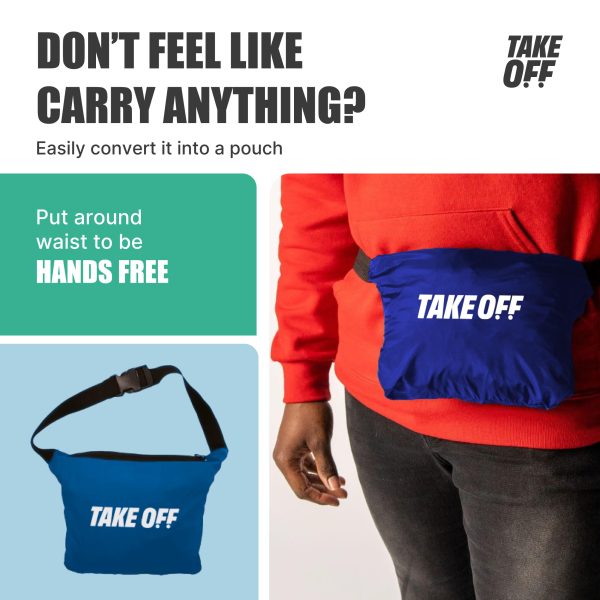 81dRCmZbF4L.jpg TAKE OFF 3-in-1 Convertible Waterproof Rain Jacket & Travel Duffle Bag for Men & Women – Lightweight Packable Windbreaker with