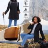 Women's Waterproof Fleece Lined Softshell Jacket Hooded Breathable Windbreaker Rain Jacket