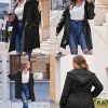 Women's Rain Jacket Plus Size Long Raincoat Lightweight Hooded Windbreaker Waterproof Jackets with Pockets