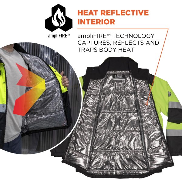Hi-vis Jacket-Heat Reflective Lining