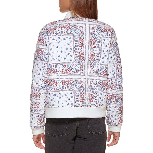 Women's Diamond Quilted Bomber Jacket (Regular & Plus Size)